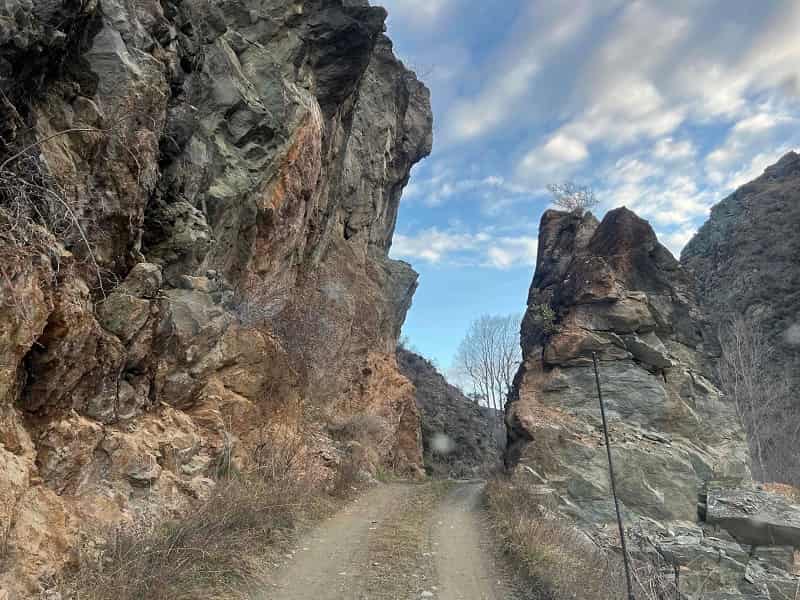 The Cutting rock formations